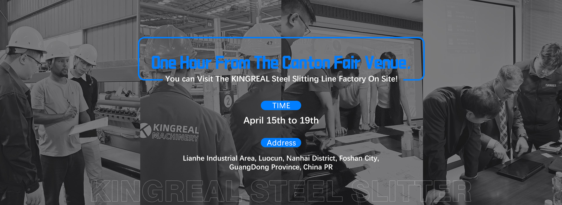 Kingreal Steel Slitter Canton Fuarı