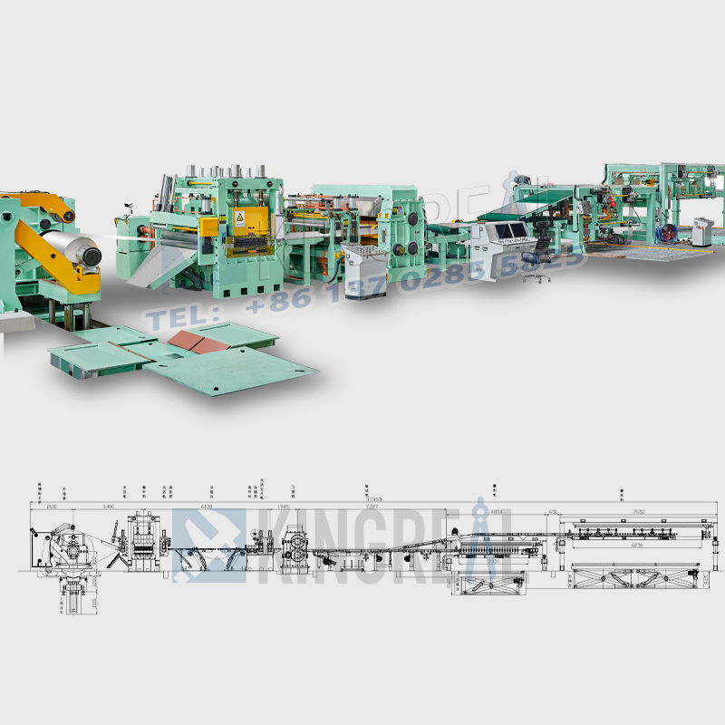 Fly shearing cut to length line-1