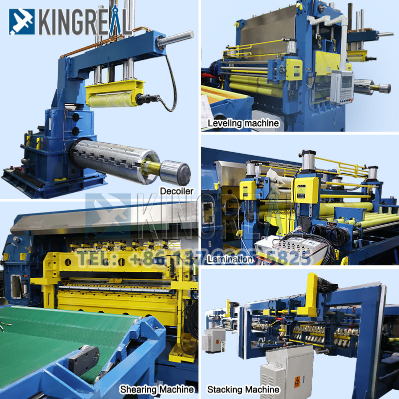 metal sheet cross-cutting line